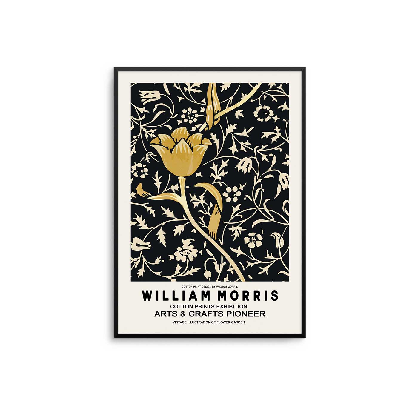 William Morris - Yellow Cotton Exhibition Poster II