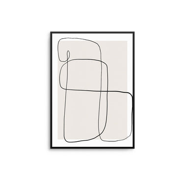 Abstract Free Lines - D'Luxe Prints