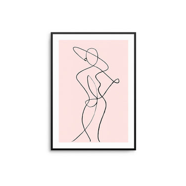 Abstract Woman I - Blush - D'Luxe Prints