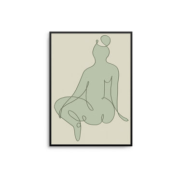 Abstract Woman Lines II - D'Luxe Prints