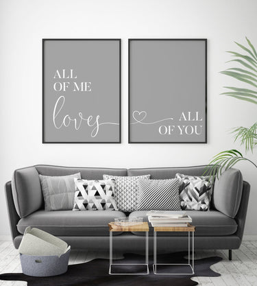 All Of Me Loves All Of You Set II - D'Luxe Prints