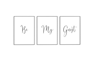 Be My Guest Trio Set - D'Luxe Prints