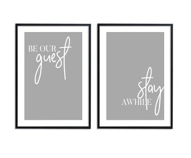 Be Our Guest | Stay Awhile Set II - D'Luxe Prints