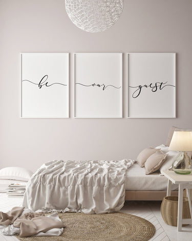 Be Our Guest Trio II Set - D'Luxe Prints