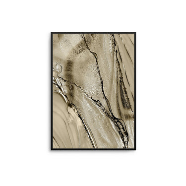 Beige Alcohol Ink Abstract II - D'Luxe Prints