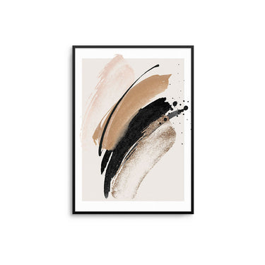 Beige Gold Abstract I - D'Luxe Prints