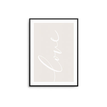 Beige Love - D'Luxe Prints