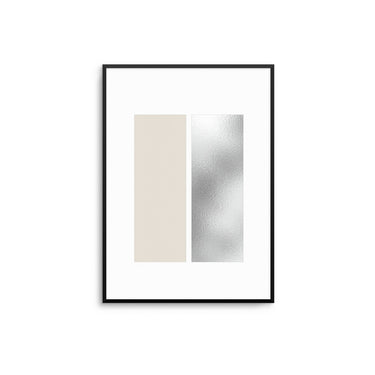 Beige Vs Silver - D'Luxe Prints