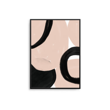 Blush & Black Rings I - D'Luxe Prints