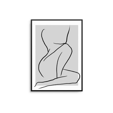 Body Femme Lines I - D'Luxe Prints