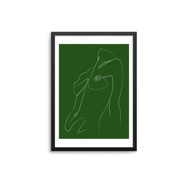 Exhale Woman - Green - D'Luxe Prints