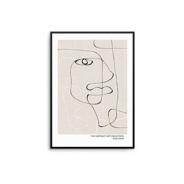 Face Lines I - D'Luxe Prints