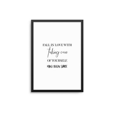 Fall In Love With Taking Care Of Yourself - D'Luxe Prints