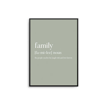 Family Noun - D'Luxe Prints