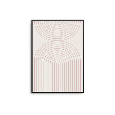 Geo Rainbow - Oyster - D'Luxe Prints