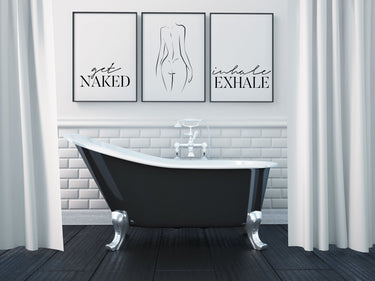 Get Naked | Naked | Inhale Exhale Trio Set - D'Luxe Prints