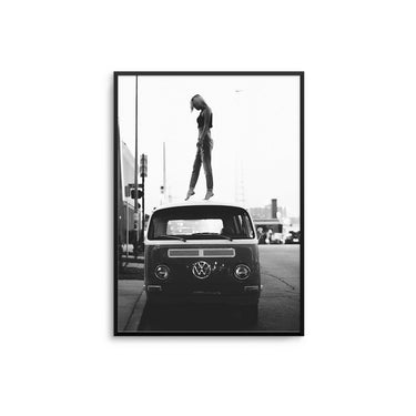 Girl On Van - D'Luxe Prints