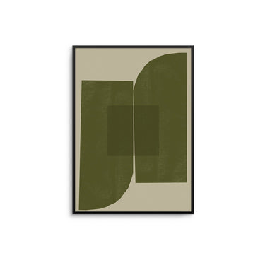 Green Shapes I - D'Luxe Prints