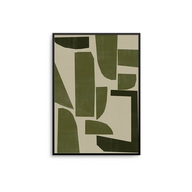 Green Shapes III - D'Luxe Prints