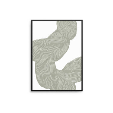 Green Waves Poster - D'Luxe Prints