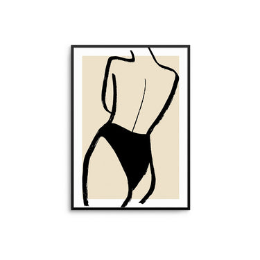 Half Naked - Cream - D'Luxe Prints