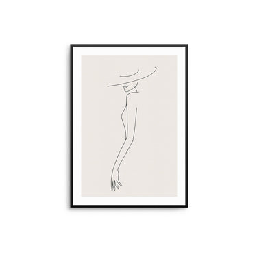 Hat Lines - Beige II - D'Luxe Prints