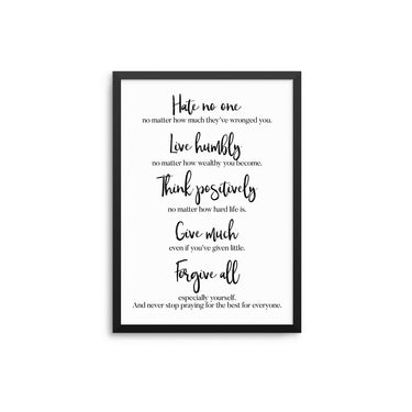 Hate No One... - D'Luxe Prints