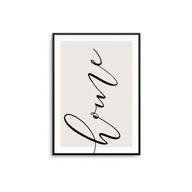 Home II Beige - D'Luxe Prints
