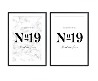 Home Sweet Home - Personalised - D'Luxe Prints