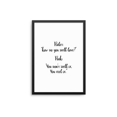 How Do You Spell Love - D'Luxe Prints