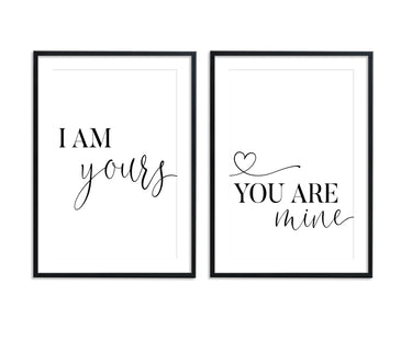 I Am Yours You Are Mine Set - D'Luxe Prints