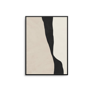 Ivory Black Lines II - D'Luxe Prints
