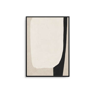 Ivory Black Shapes I - D'Luxe Prints