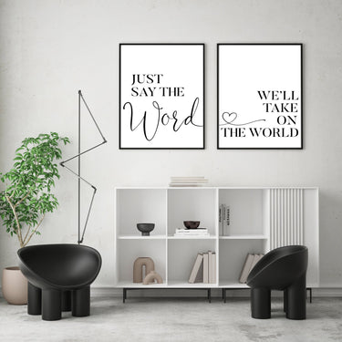 Just Say The Word Set - D'Luxe Prints