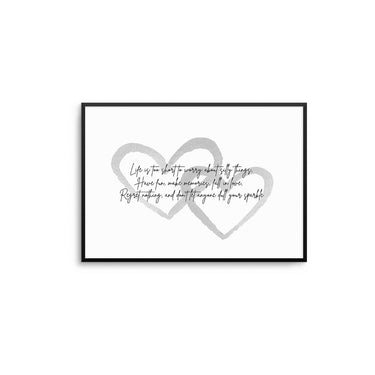 Life Is Too Short II - D'Luxe Prints