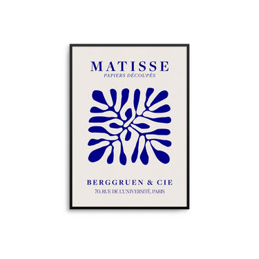 Matisse Cut Outs - Blue - D'Luxe Prints