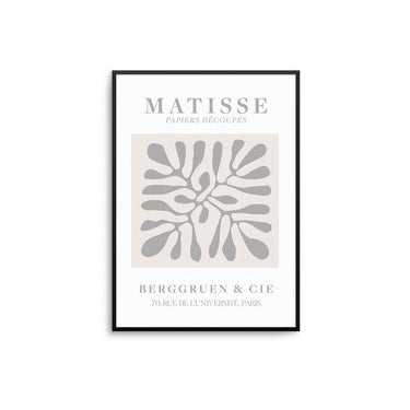 Matisse Grey Cut Outs - D'Luxe Prints