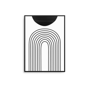 Mono Mid Century Arch - D'Luxe Prints