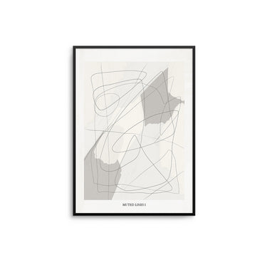Muted Abstract Lines - D'Luxe Prints