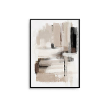 Muted Neutral Strokes I - D'Luxe Prints