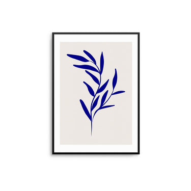 Navy Leaves II - D'Luxe Prints