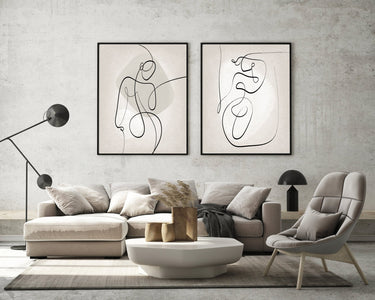 Neutral Body Lines Set - D'Luxe Prints