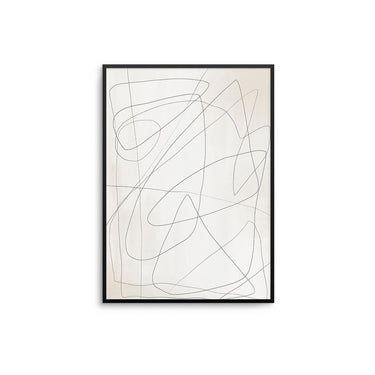 Neutral Lines III - D'Luxe Prints