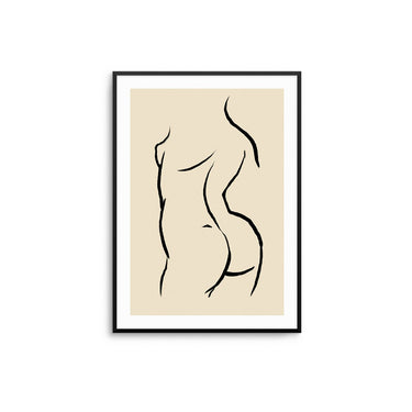 Peachy - Cream - D'Luxe Prints