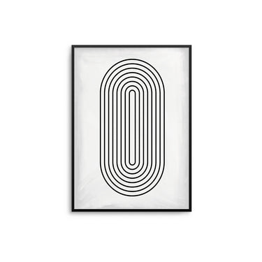 Retro Curve I - D'Luxe Prints