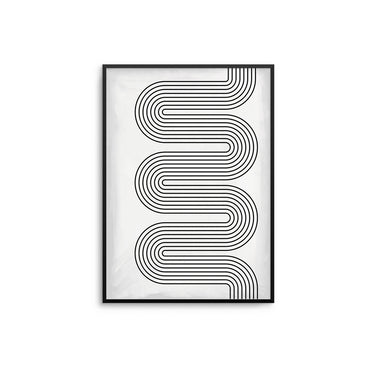 Retro Curve II - D'Luxe Prints