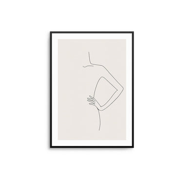 Sass Lines - Beige - D'Luxe Prints