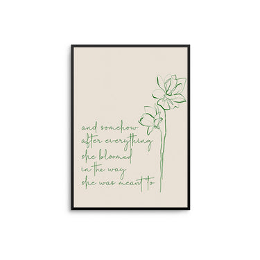 She Bloomed - D'Luxe Prints