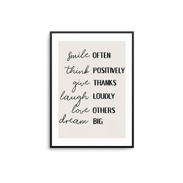 Smile Often II - D'Luxe Prints