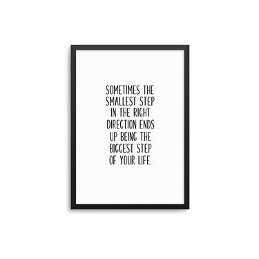 Sometimes The Smallest Step - D'Luxe Prints